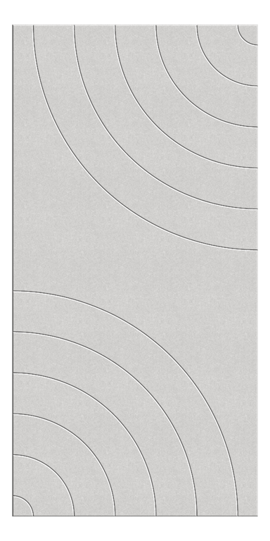 Front Image of Panel Acoustic AutexNZ Groove V5 TypicalSpaced Savoye