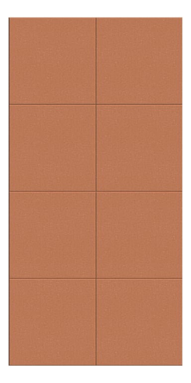 Front Image of Panel Acoustic AutexNZ Groove V6 DoubleSpaced Canyon
