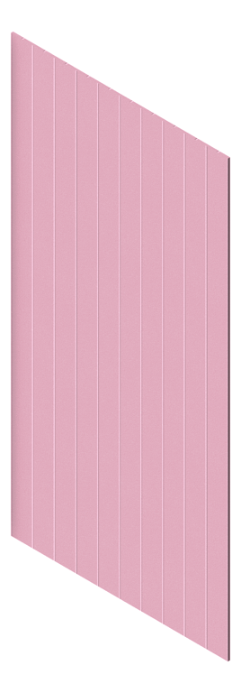 Panel Acoustic AutexUS Groove V1 TypicalSpaced Rosada