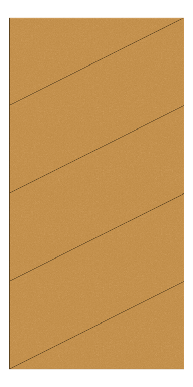 Front Image of Panel Acoustic AutexUS Groove V2 DoubleSpaced Beehive
