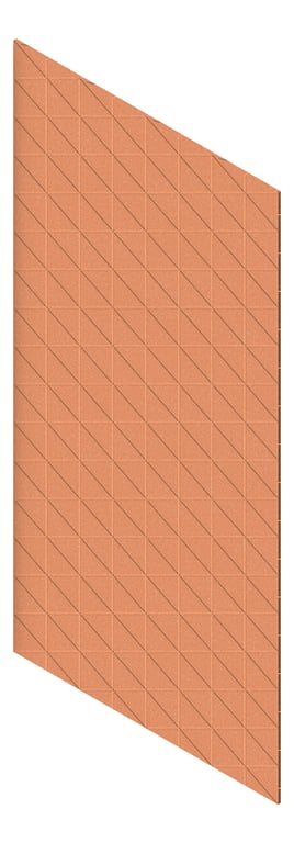 Navigate to Panel Acoustic AutexUS Groove V3 HalfSpaced Canyon