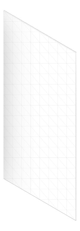 3D Documentation Image of Panel Acoustic AutexUS Groove V3 HalfSpaced Cavalier