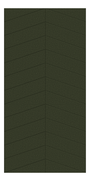 Front Image of Panel Acoustic AutexUS Groove V4 TypicalSpaced Gherkin