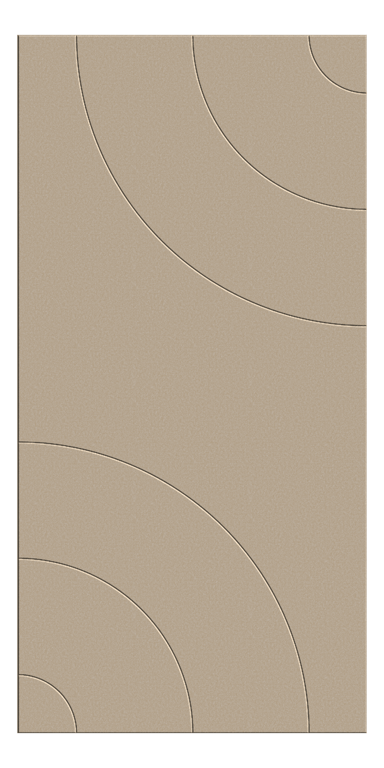 Front Image of Panel Acoustic AutexUS Groove V5 DoubleSpaced Parthenon