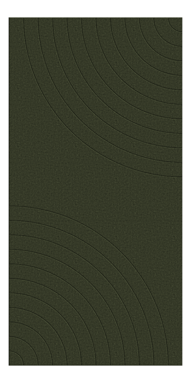 Front Image of Panel Acoustic AutexUS Groove V5 HalfSpaced Gherkin