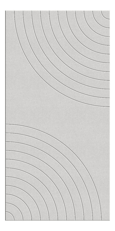Front Image of Panel Acoustic AutexUS Groove V5 HalfSpaced Savoye