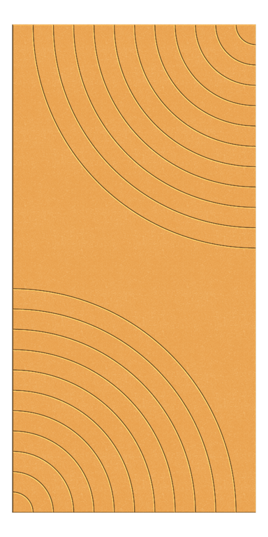 Front Image of Panel Acoustic AutexUS Groove V5 HalfSpaced Senado