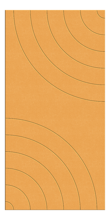 Front Image of Panel Acoustic AutexUS Groove V5 TypicalSpaced Senado