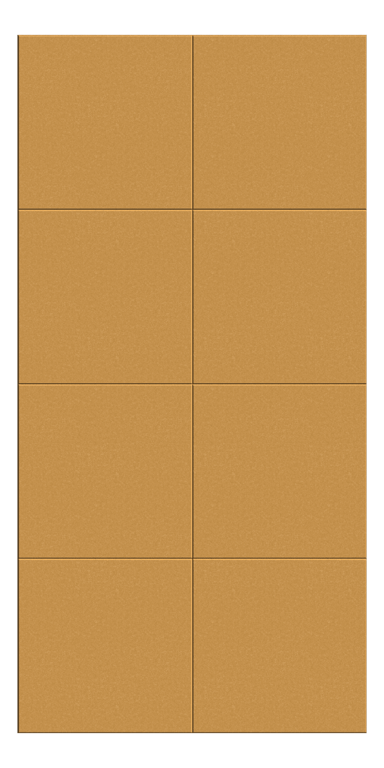 Front Image of Panel Acoustic AutexUS Groove V6 DoubleSpaced Beehive