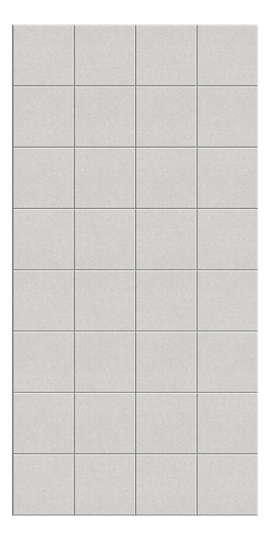 Front Image of Panel Acoustic AutexUS Groove V6 TypicalSpaced Savoye
