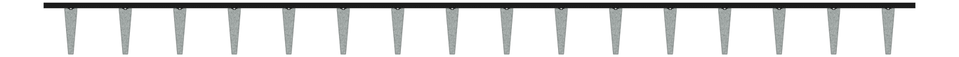 Front Image of CeilingBaffles Acoustic AutexUK Frontier Raft Blade