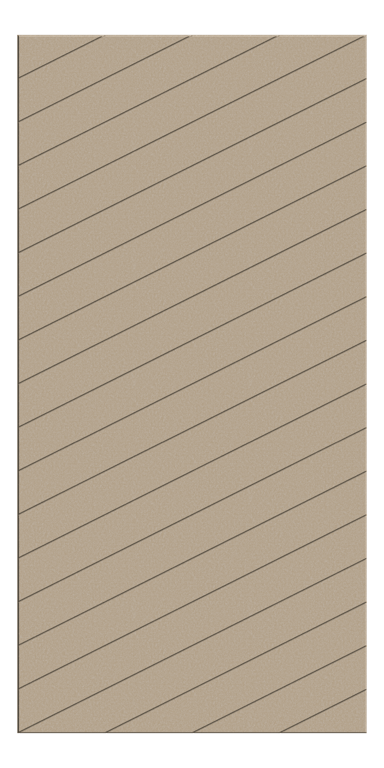 Front Image of Panel Acoustic AutexUK Groove V2 HalfSpaced Parthenon