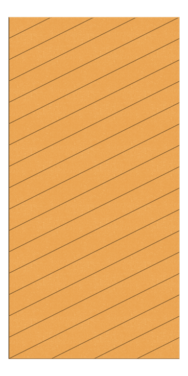 Front Image of Panel Acoustic AutexUK Groove V2 HalfSpaced Senado