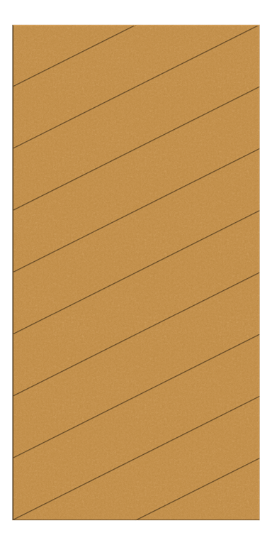 Front Image of Panel Acoustic AutexUK Groove V2 TypicalSpaced Beehive