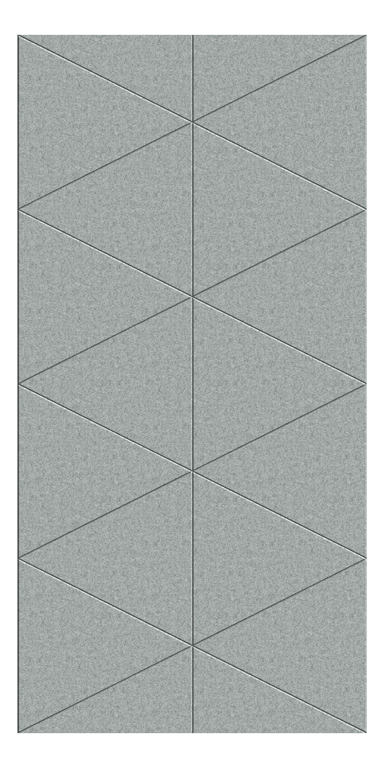 Front Image of Panel Acoustic AutexUK Groove V3 DoubleSpaced Flatiron