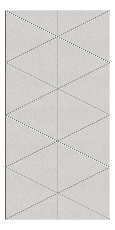 Front Image of Panel Acoustic AutexUK Groove V3 DoubleSpaced Savoye