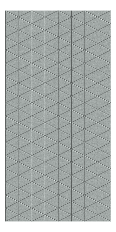 Front Image of Panel Acoustic AutexUK Groove V3 HalfSpaced Flatiron
