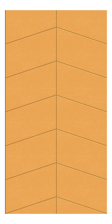 Front Image of Panel Acoustic AutexUK Groove V4 DoubleSpaced Senado