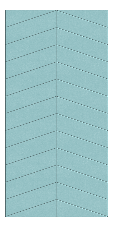 Front Image of Panel Acoustic AutexUK Groove V4 TypicalSpaced FallingWater