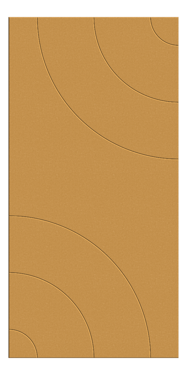 Front Image of Panel Acoustic AutexUK Groove V5 DoubleSpaced Beehive