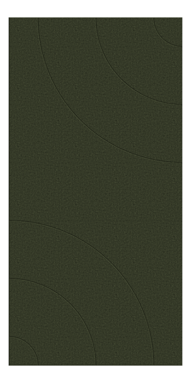 Front Image of Panel Acoustic AutexUK Groove V5 DoubleSpaced Gherkin