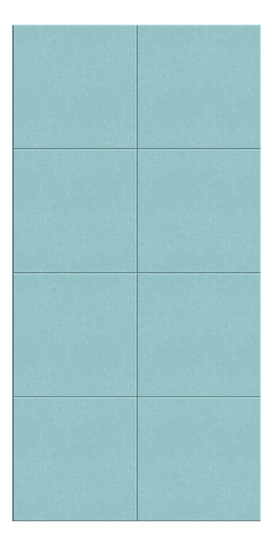 Front Image of Panel Acoustic AutexUK Groove V6 DoubleSpaced FallingWater