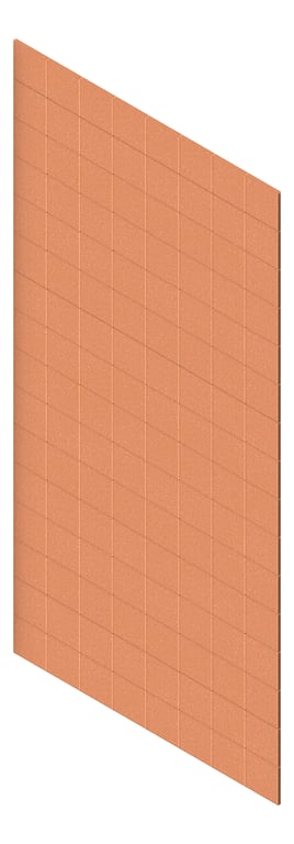 Panel Acoustic AutexUK Groove V6 HalfSpaced Canyon