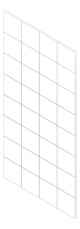 3D Documentation Image of PanelArray Acoustic AutexUK Groove V6