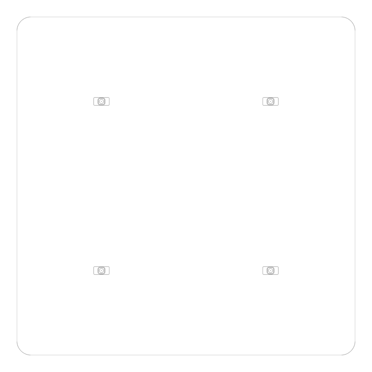 Plan Image of Panel Acoustic AutexUK Horizon Square Suspended
