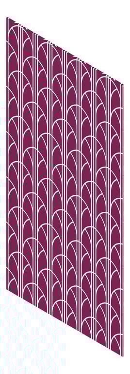 Fabric Acoustic AutexUK Pattern Columns