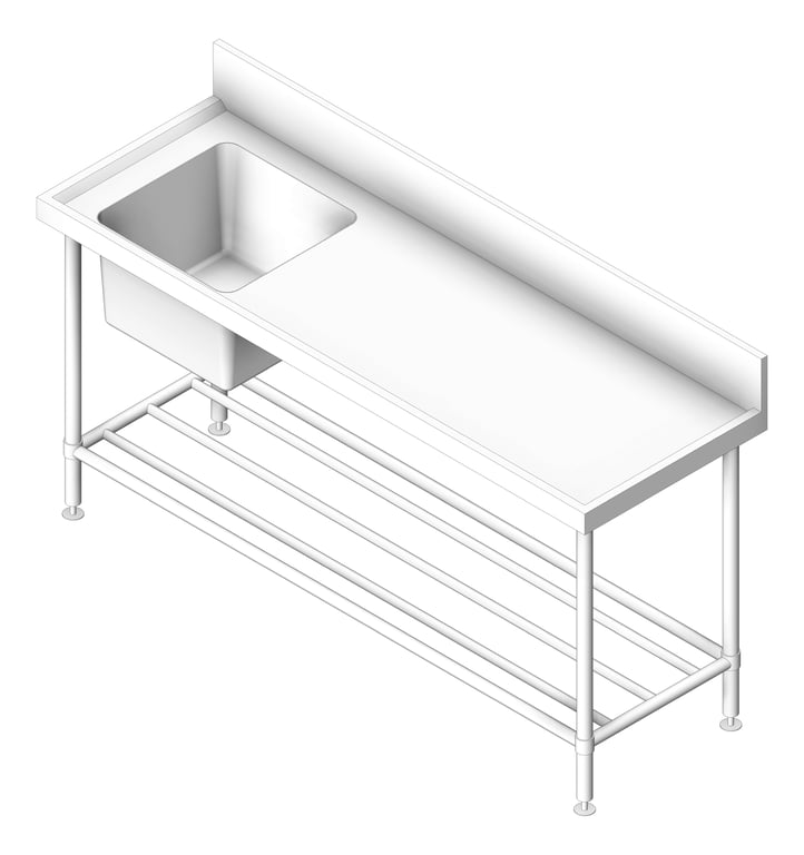 Image of Bench SingleBowl Britex BenchTech LeftBowl