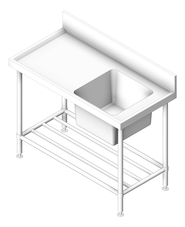 Navigate to Bench SingleBowl Britex BenchTech RightBowl CustomWidth