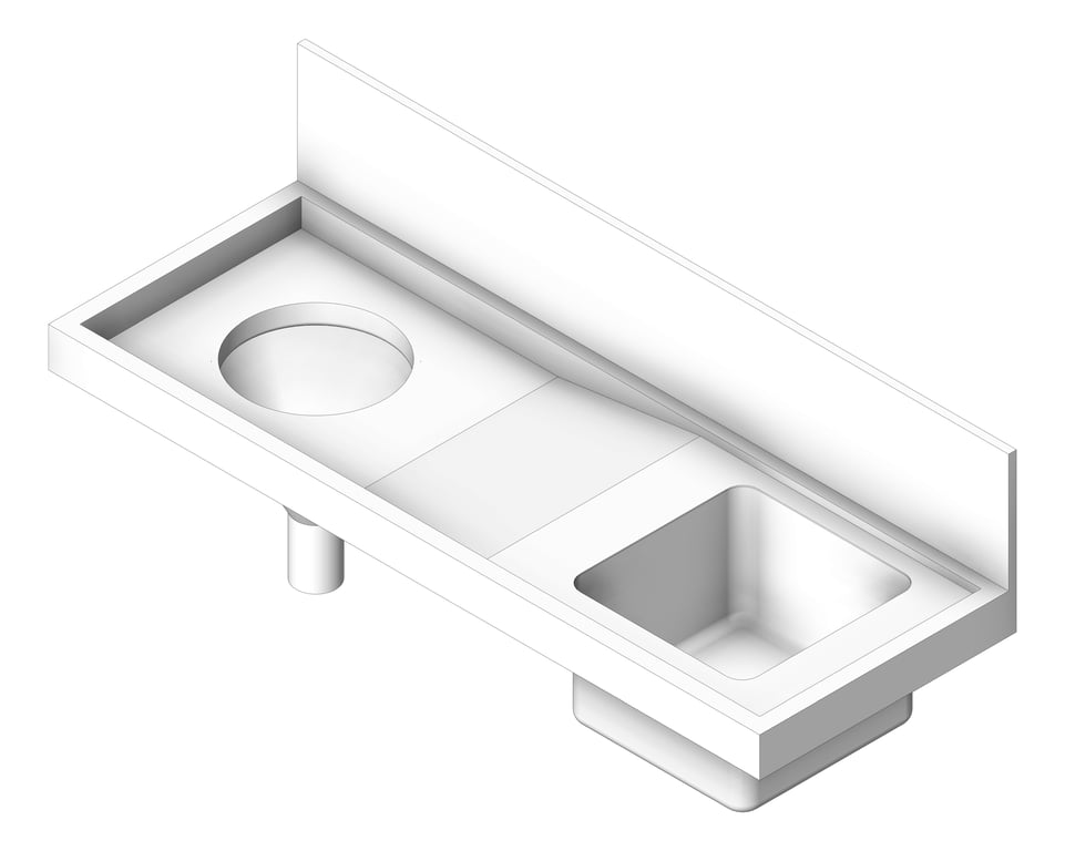 Image of Sink DirtyUtility Britex SlopedBench