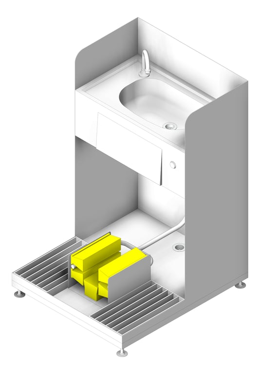 Image of WashStation Boot Britex KneeOperated