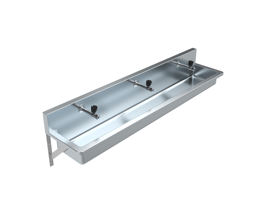 PWD - TW-DP90 Image of Trough WallHung Britex Drinking PushButtonTap