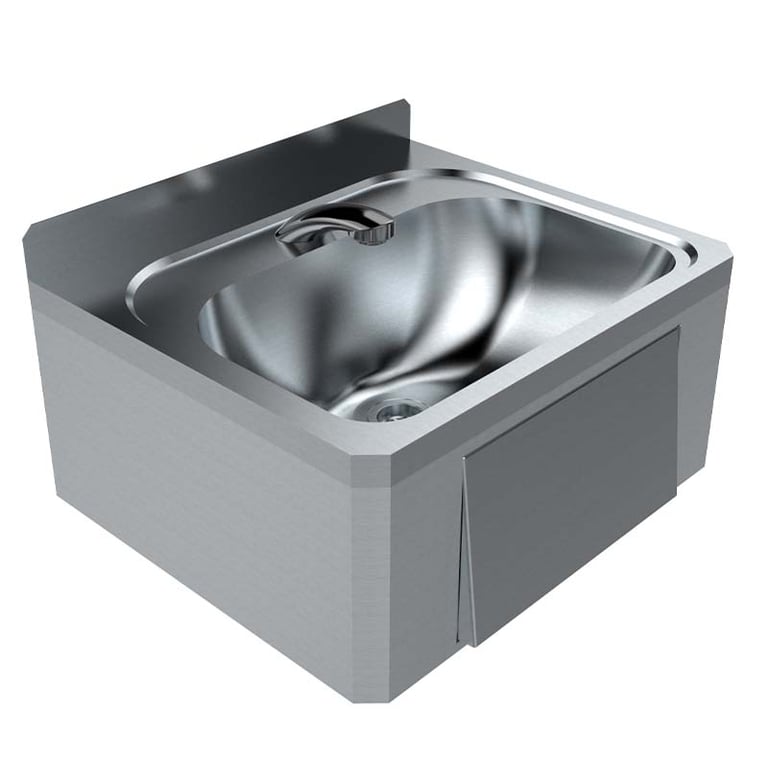 hbkox Image of Basin WallHung Britex KneeOperated LowLevelSpout