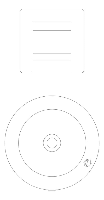 Plan Image of DrinkingFountain Freestanding Britex Accessible