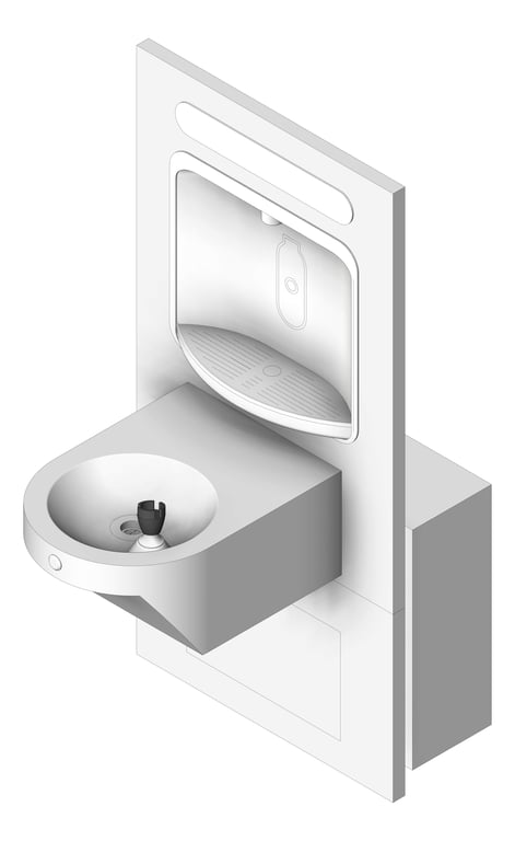 DrinkingFountain InWall Britex Accessible BottleFiller Single Filtered