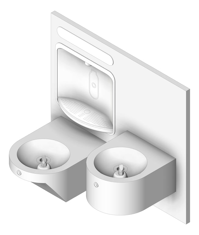 Navigate to DrinkingFountain WallHung Britex Accessible BottleFiller Double