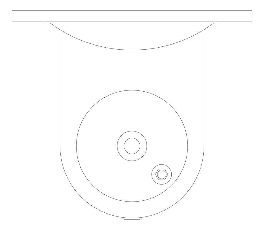 Plan Image of DrinkingFountain WallHung Britex Accessible BottleFiller