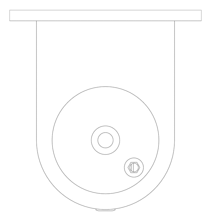 Plan Image of DrinkingFountain WallHung Britex Accessible