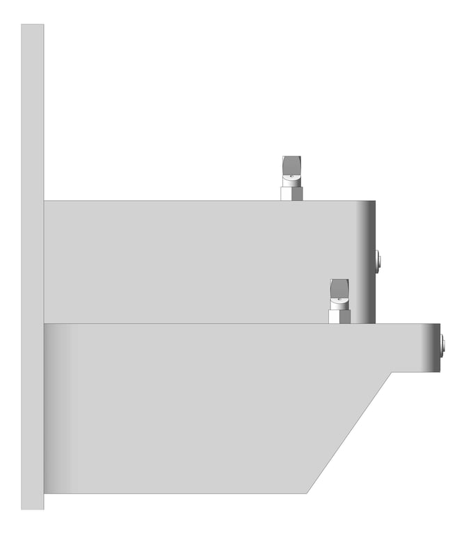 Left Image of DrinkingFountain WallHung Britex Accessible Square Double