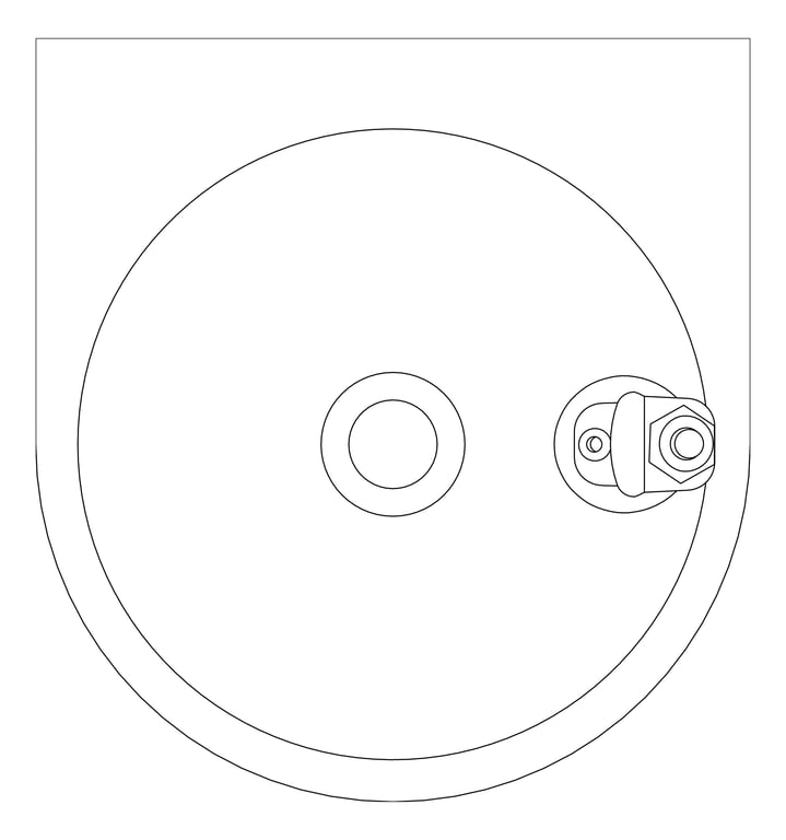 Plan Image of DrinkingFountain WallHung Britex Compact