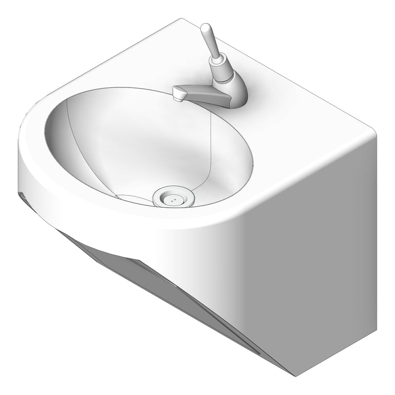Navigate to Basin WallHung Britex Accessible AntiVandal TimeflowLeverTap