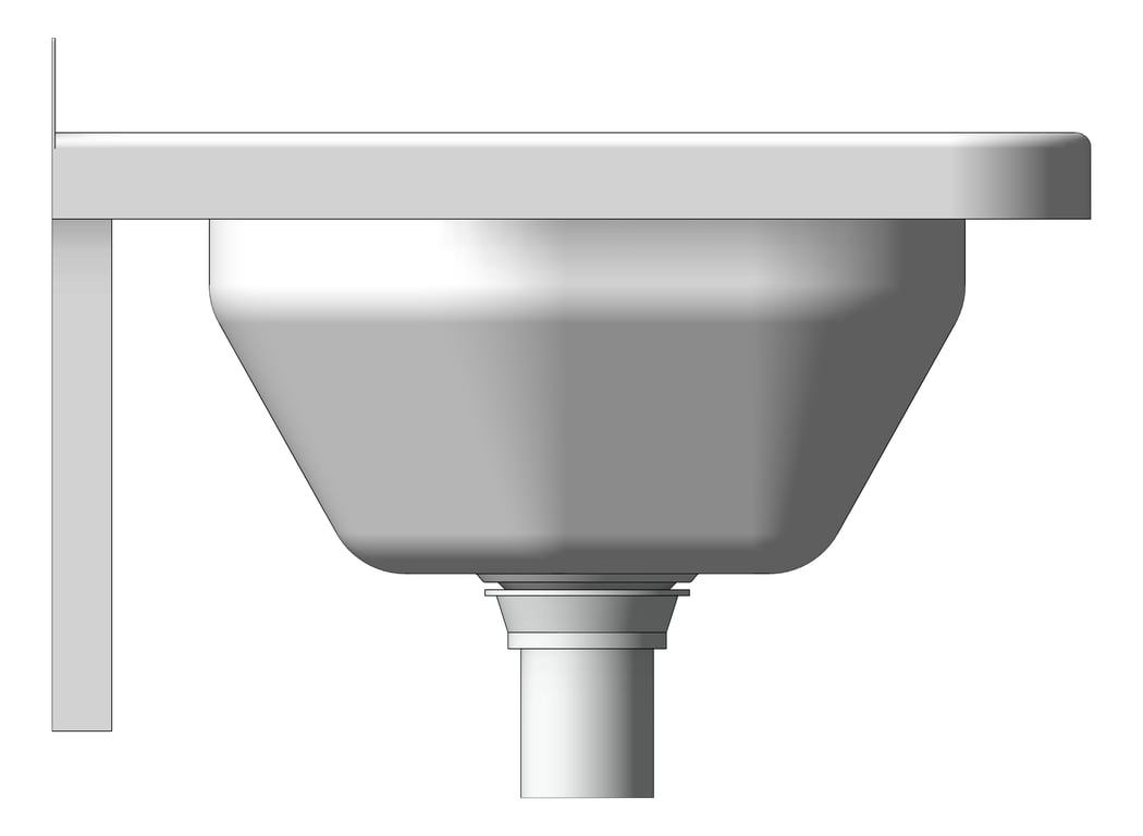 Left Image of Basin WallHung Britex Compact