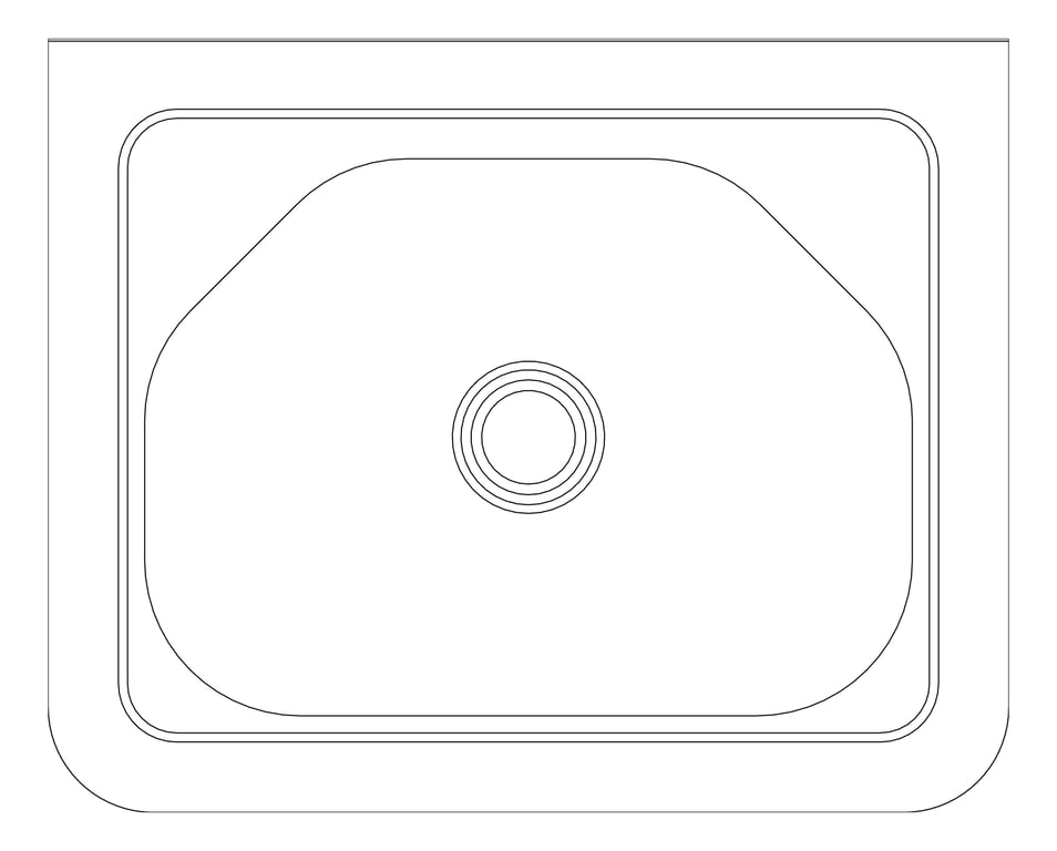 Plan Image of Basin WallHung Britex Compact