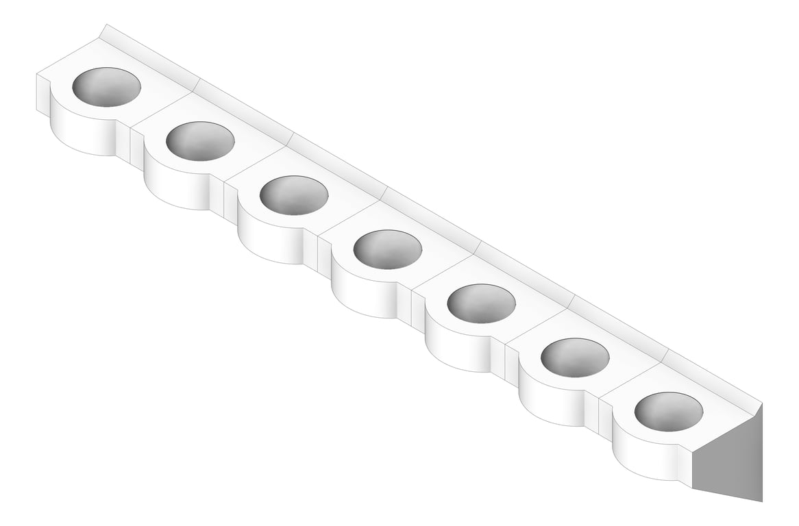 Navigate to Basin WallHung Britex Curveline MultiBasin SevenStations