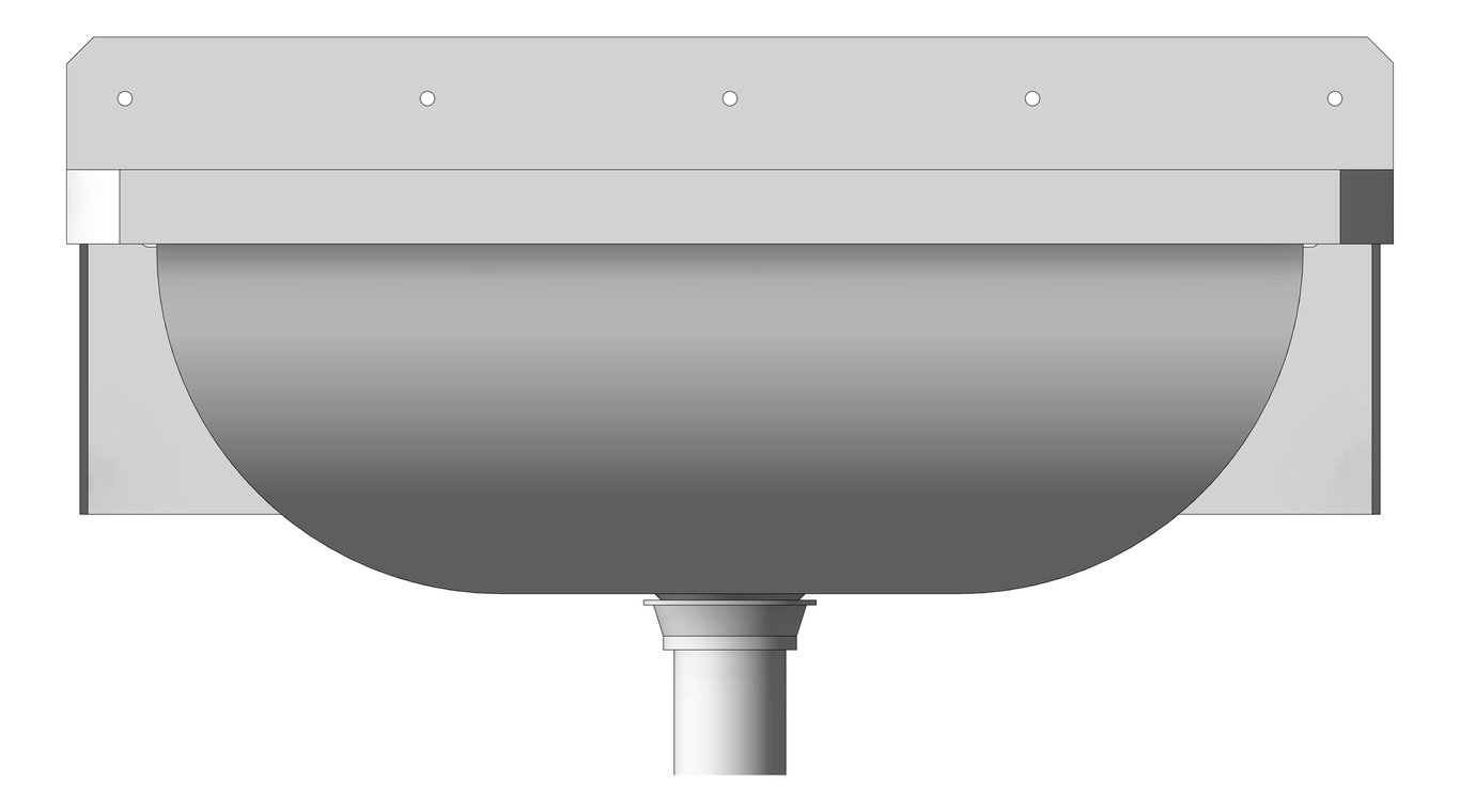 Front Image of Basin WallHung Britex