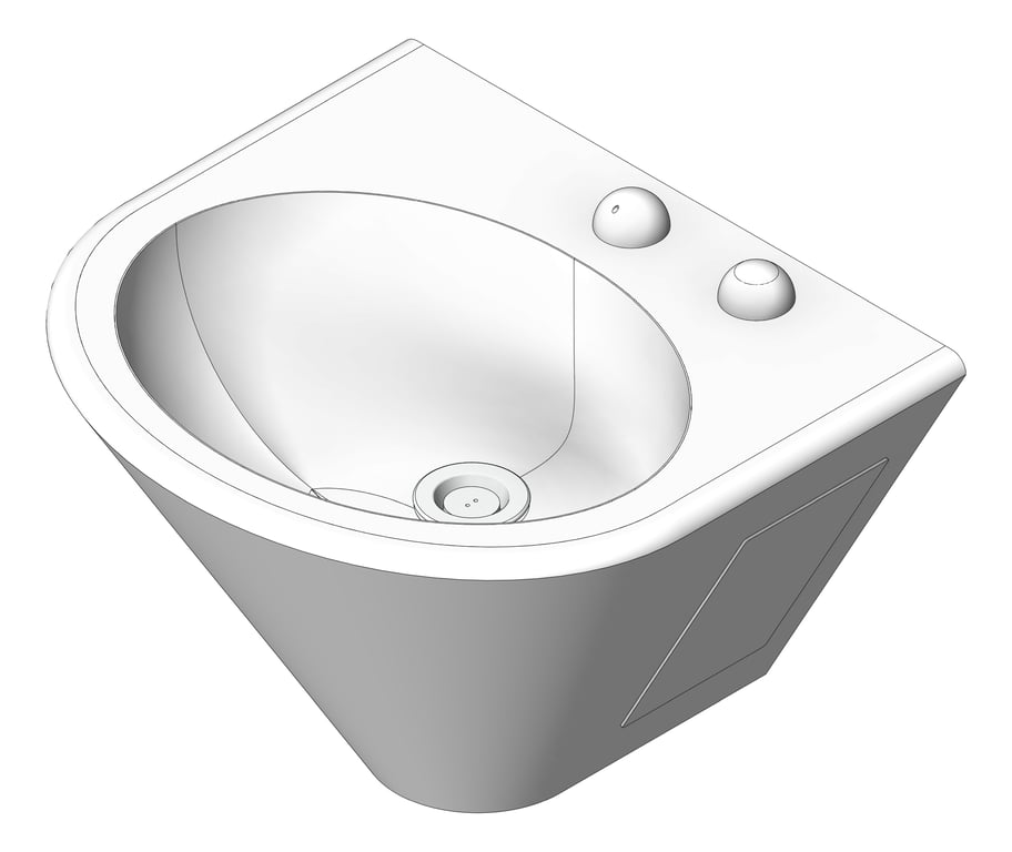 Basin WallHung Britex Grandeur AntiVandal SecurityTap