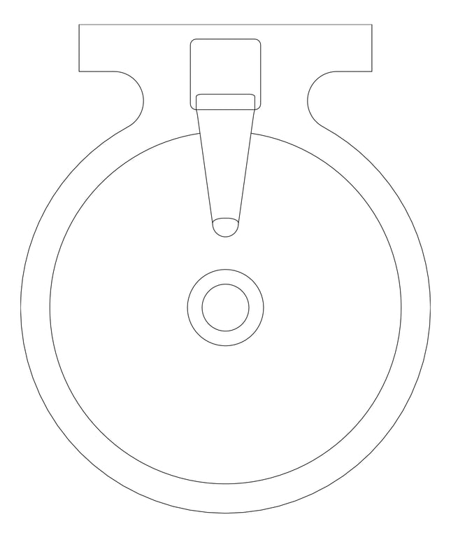 Plan Image of Basin WallHung Britex Omega SensorTap